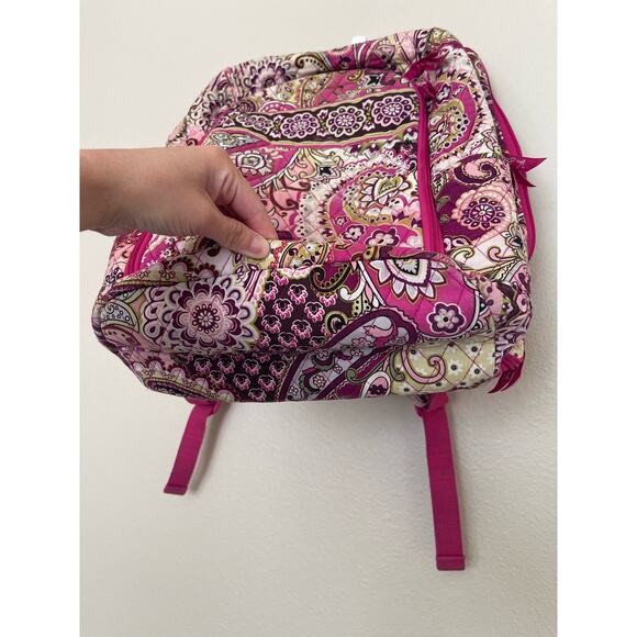 Vera Bradley Very Berry Paisley Campus Large Backpack  display picture 3